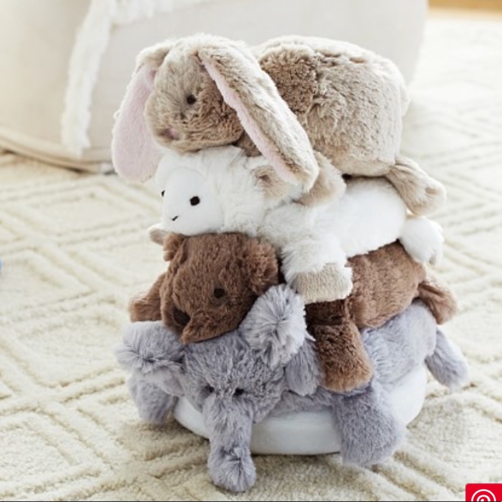 NWT Pottery Barn Baby Animal Plush Stacker